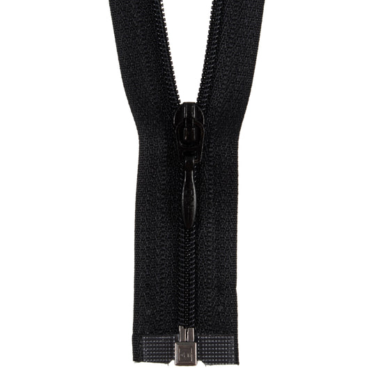 Zip: Open End: Polyester: 25cm