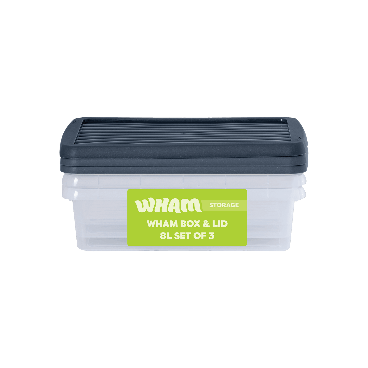 Set3 Wham® Box 6.01 8L Box & Lid Clr/Navy