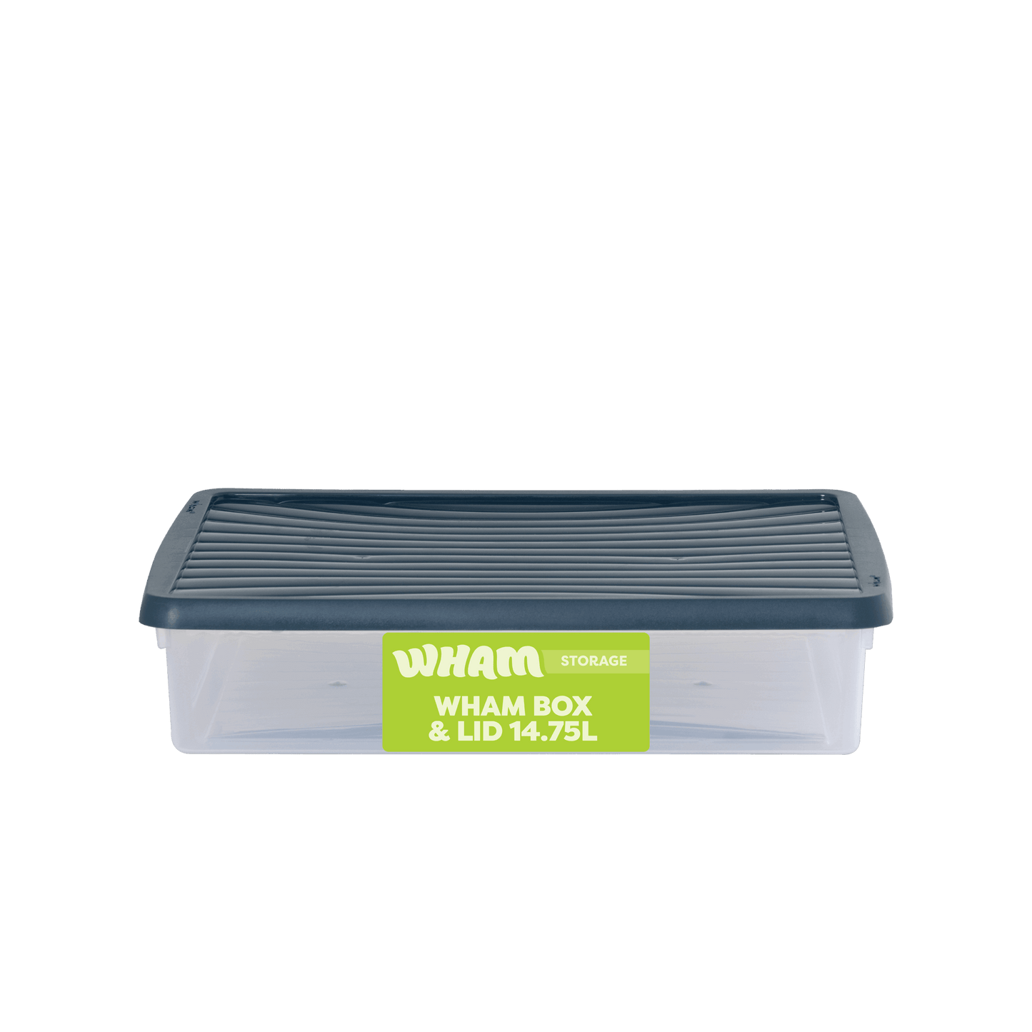 Wham® Box 7.01 14.75L Box & Lid Clear/Navy