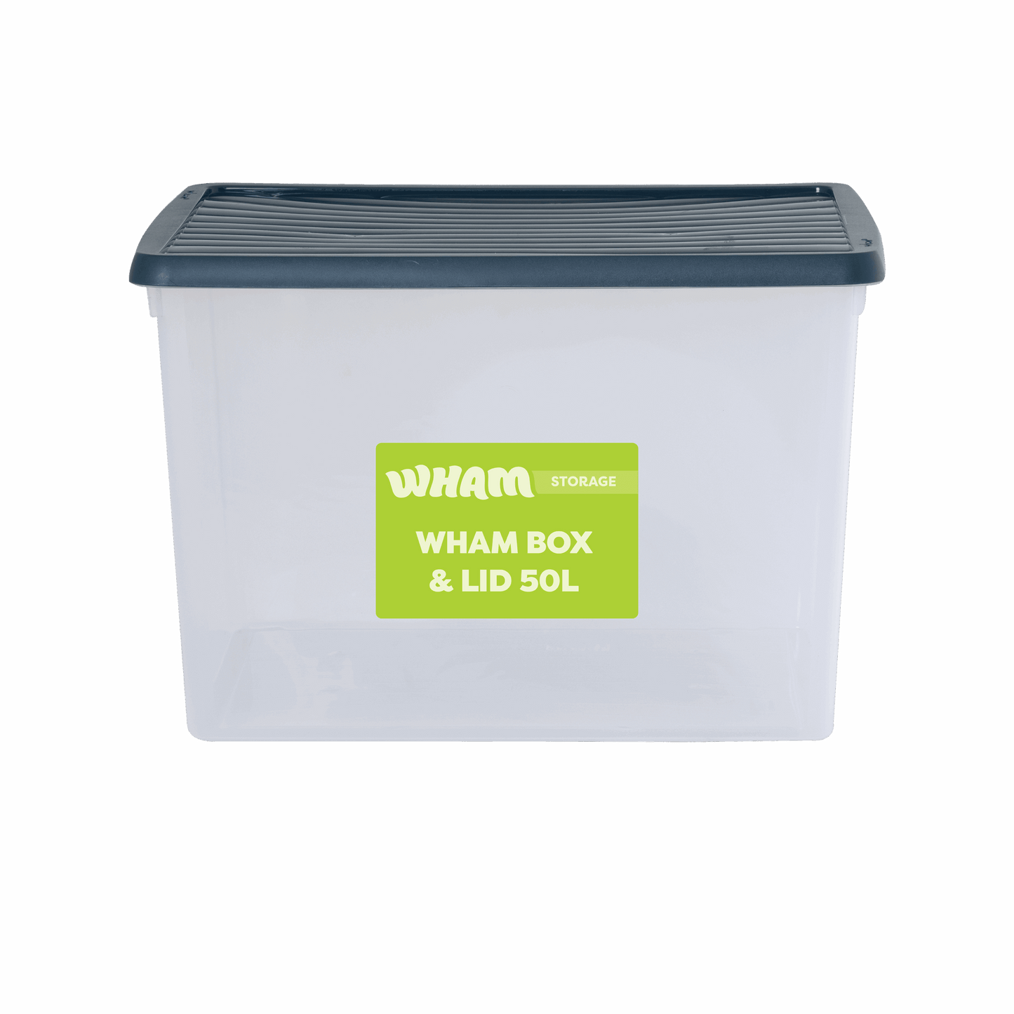 Wham® Box 7.03 50L Box & Lid Clear/navy