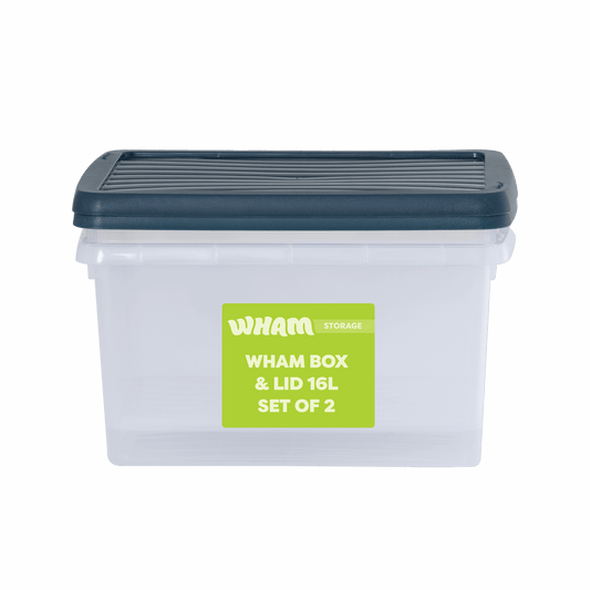 Set2 Wham® Box 6.03 16L Box&Lid Clr/Navy