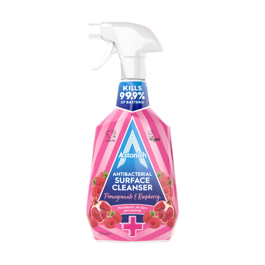 Astonish Anti-Bacterial Surface Cleanser Pomegranate & Raspberry 750ml