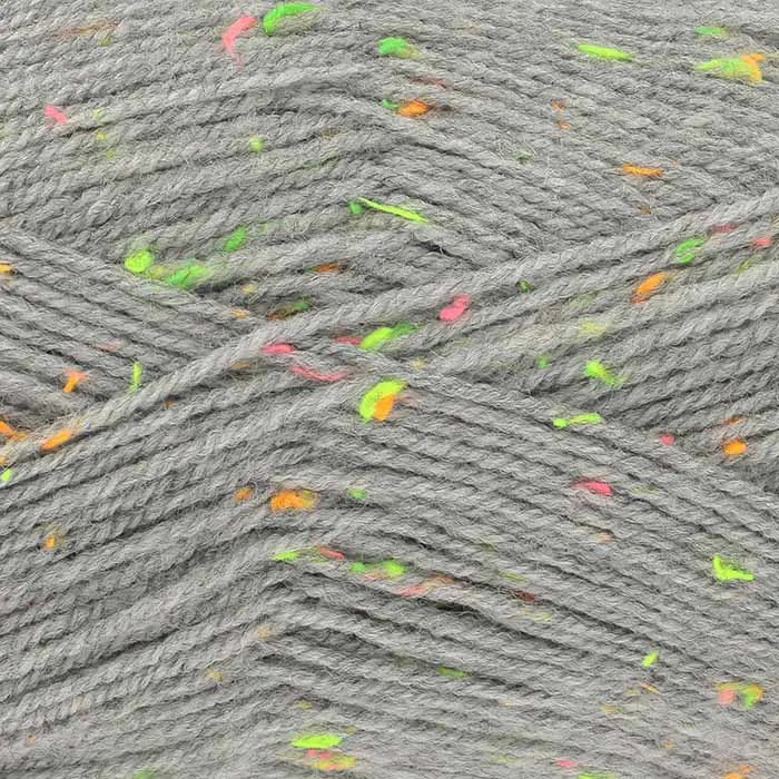Knitting Yarn: Big Value Tweed DK: Disco