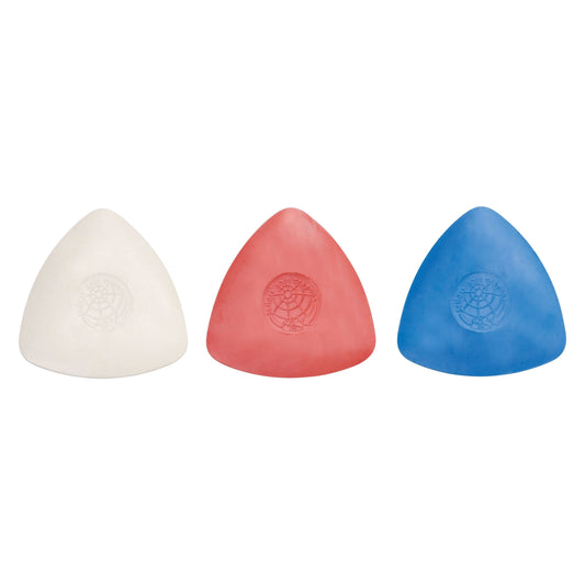 Tailors Chalk: Assorted Colours: Triangle: Pack of 3