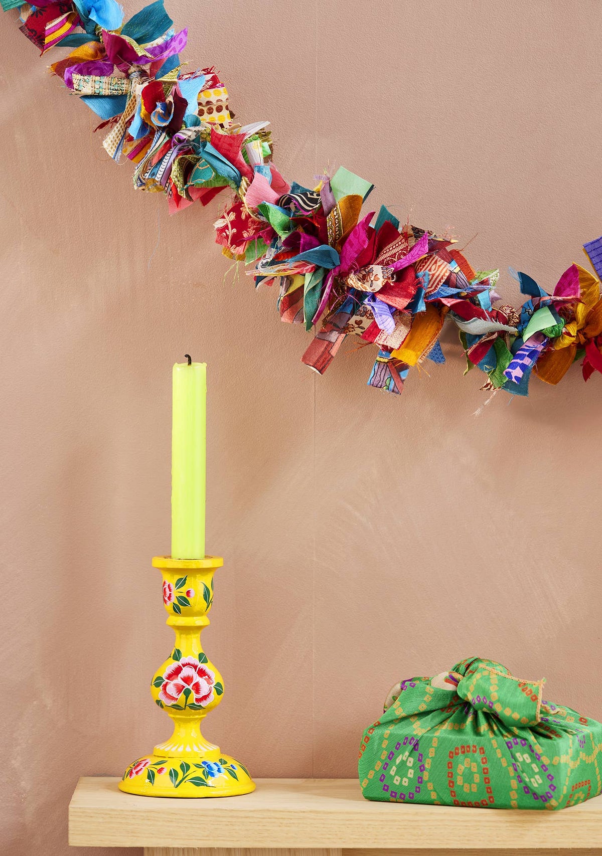 Recycled Sari Eco Tinsel/Garland - Multi