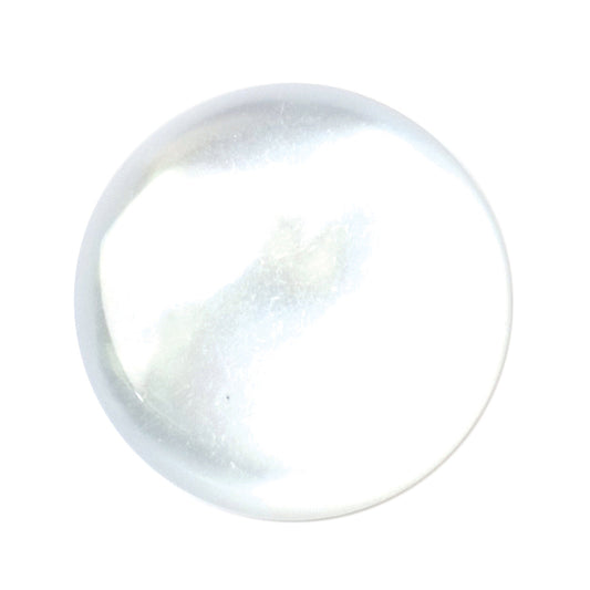 Pearl Flat 18mm Shanked Button