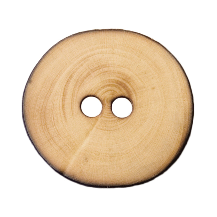 Wooden 2 Hole Button 15mm