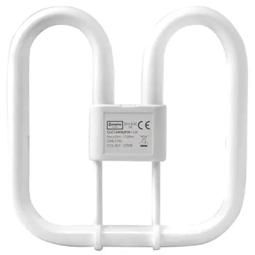 2D 16W 2 Pin COL 827 Lamp , (Warm White 2700k)