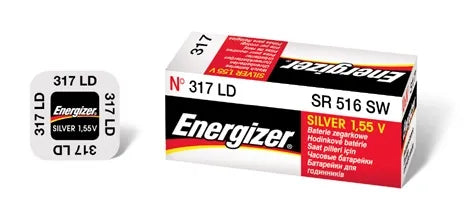 ENERGIZER/RENATA Silver Oxide 317 - SR516SW Watch Battery