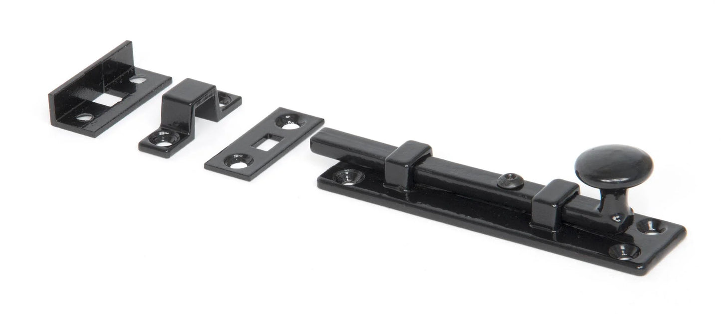 Black 4" Universal Knob Bolt Straight
