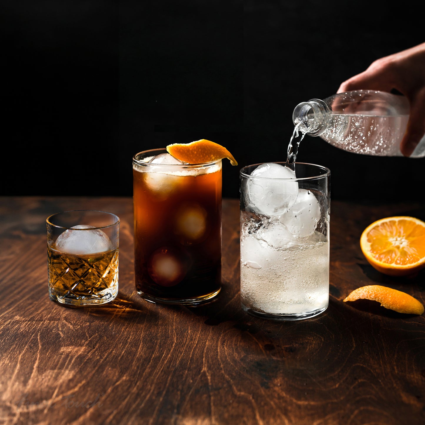 Final Touch Silicone 4 Ice Ball Tray - Set of 2