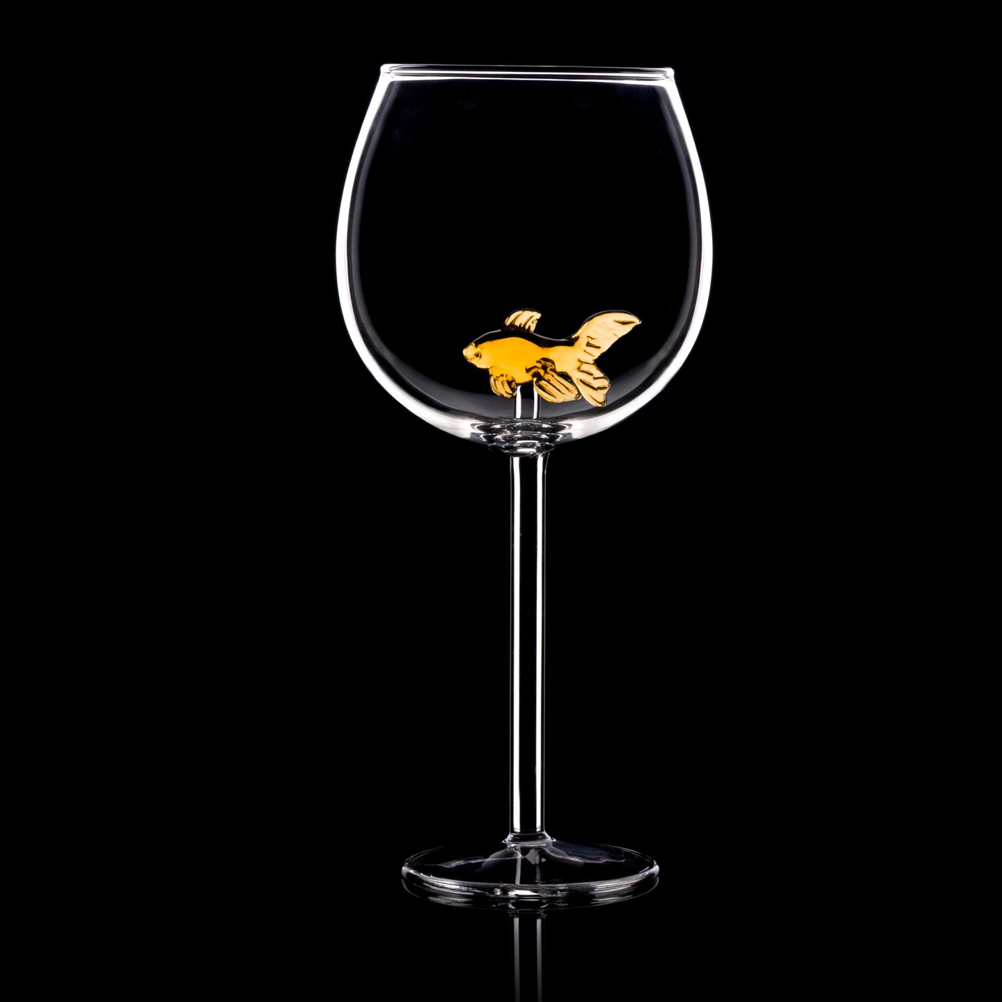 Bar Bespoke Goldfish Wine Glass