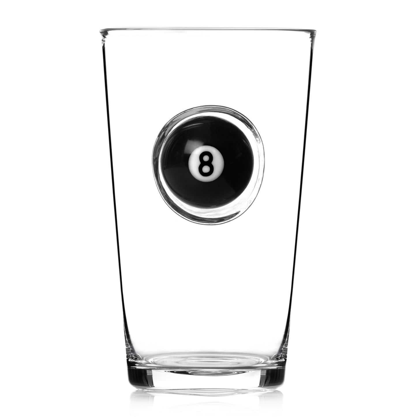 Sports Fan Pool Ball Beer Glass
