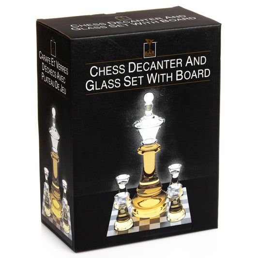 Bar Originale Chess Decanter & Glass Set with Board