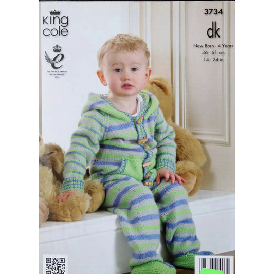 Romper Suit Knitted in DK
