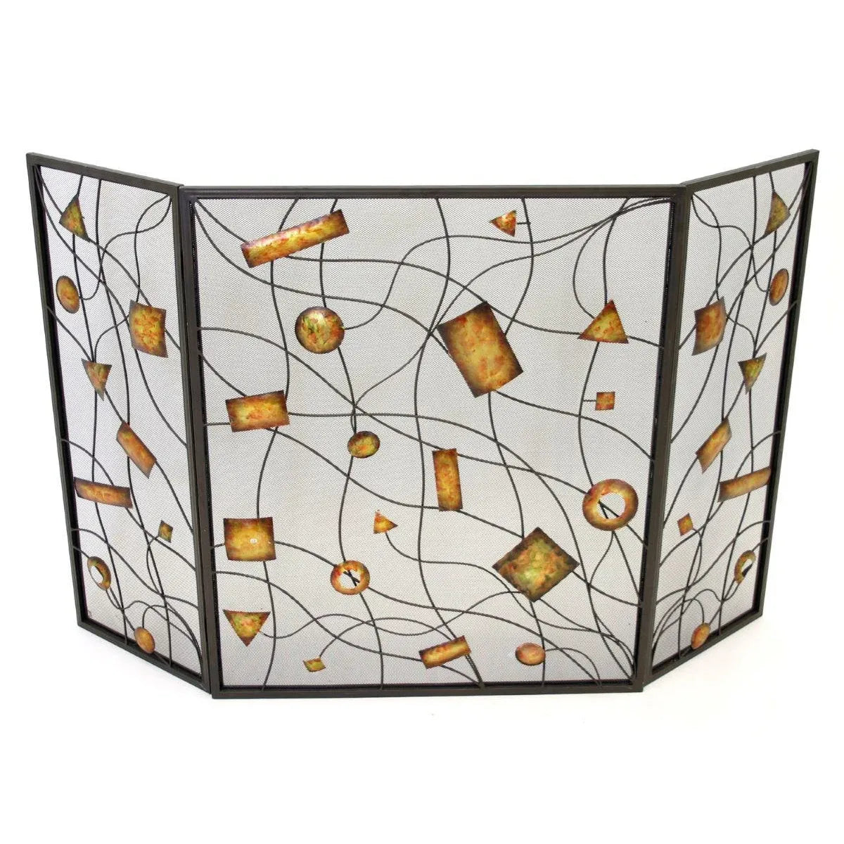 Autumn Shapes Firescreen