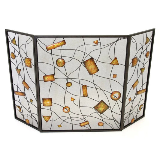 Autumn Shapes Firescreen