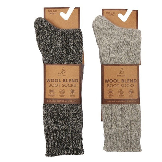 Men's Wool Rich Walking / Hiking Socks - One Pair