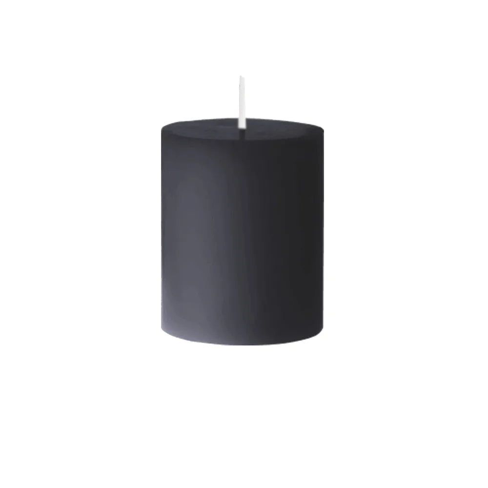 Pillar Candle Black 6.5cm x 10cm
