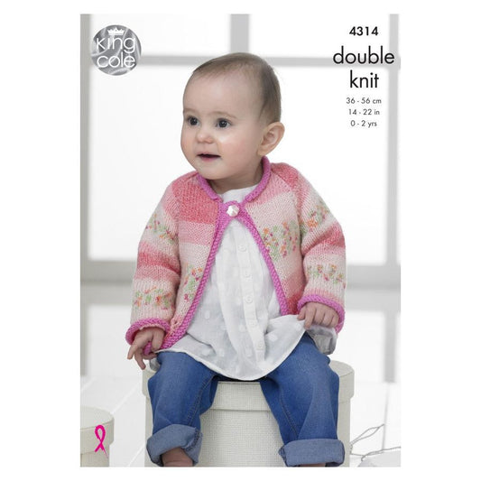 Summer Dress Jacket and Blanket Knitted in Double Knit