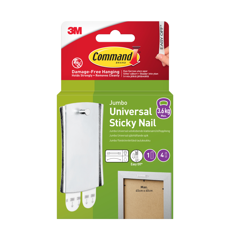 Command Jumbo Universal Sticky Nail 3.6kg