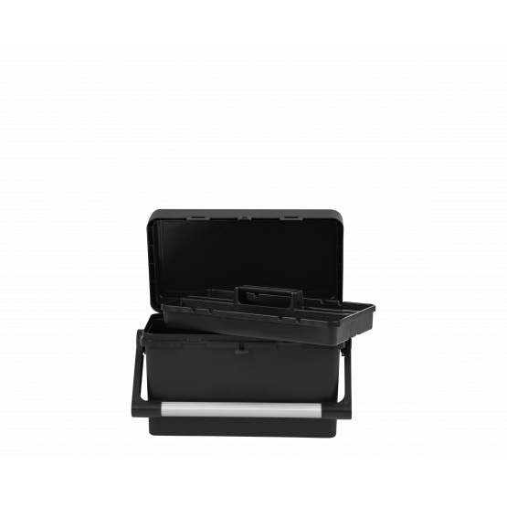 Wham® Bam 46cm Tool Box & Lid Black Recycled