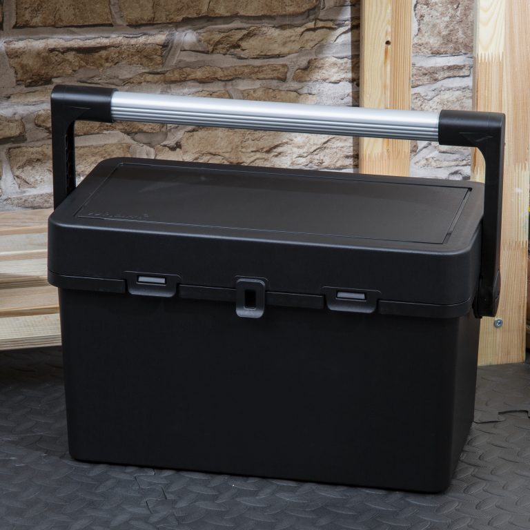 Wham® Bam 46cm Tool Box & Lid Black Recycled
