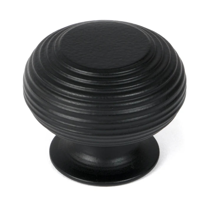 Beehive Cabinet Knob Black