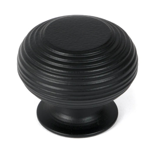Beehive Cabinet Knob Black