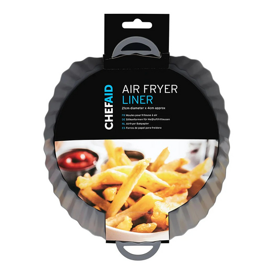 Chef Aid Silicone Air Fryer Liner Tray Round 21 x 4cm