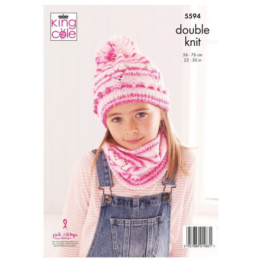 Jumper and Bobble Hat Knitted in DK
