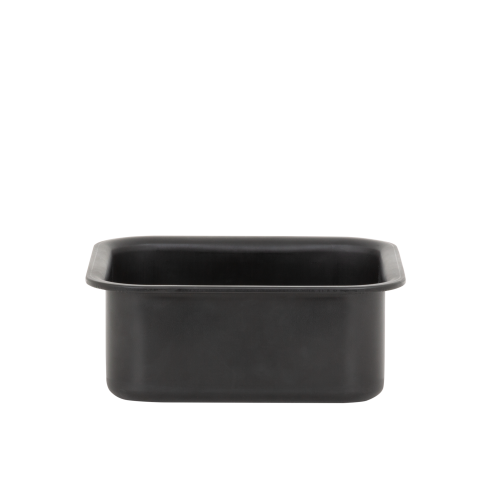 Wham Essentials 20cm Square Fixed Base Deep Cake Tin Black