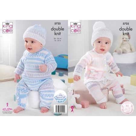 Romper Set Knitted in Double Knit