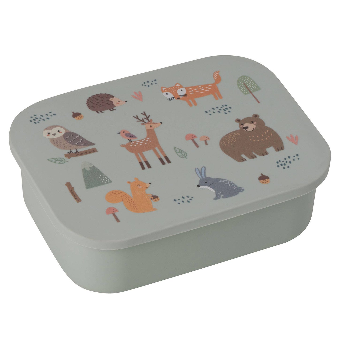 Little Lund Kids Stainless Steel Lunch Box: Woodland