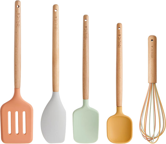 KitchenCraft Idilica Silicone Tool Set, Set of 5