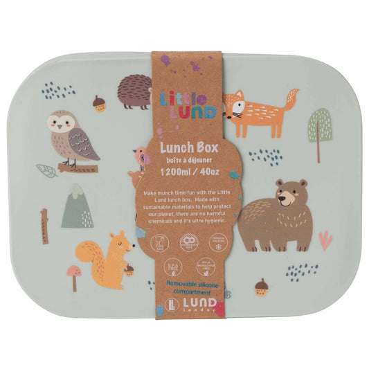 Little Lund Kids Stainless Steel Lunch Box: Woodland