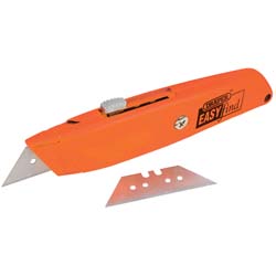 Easy Find Retractable Trimming Knife with 2 x Blades