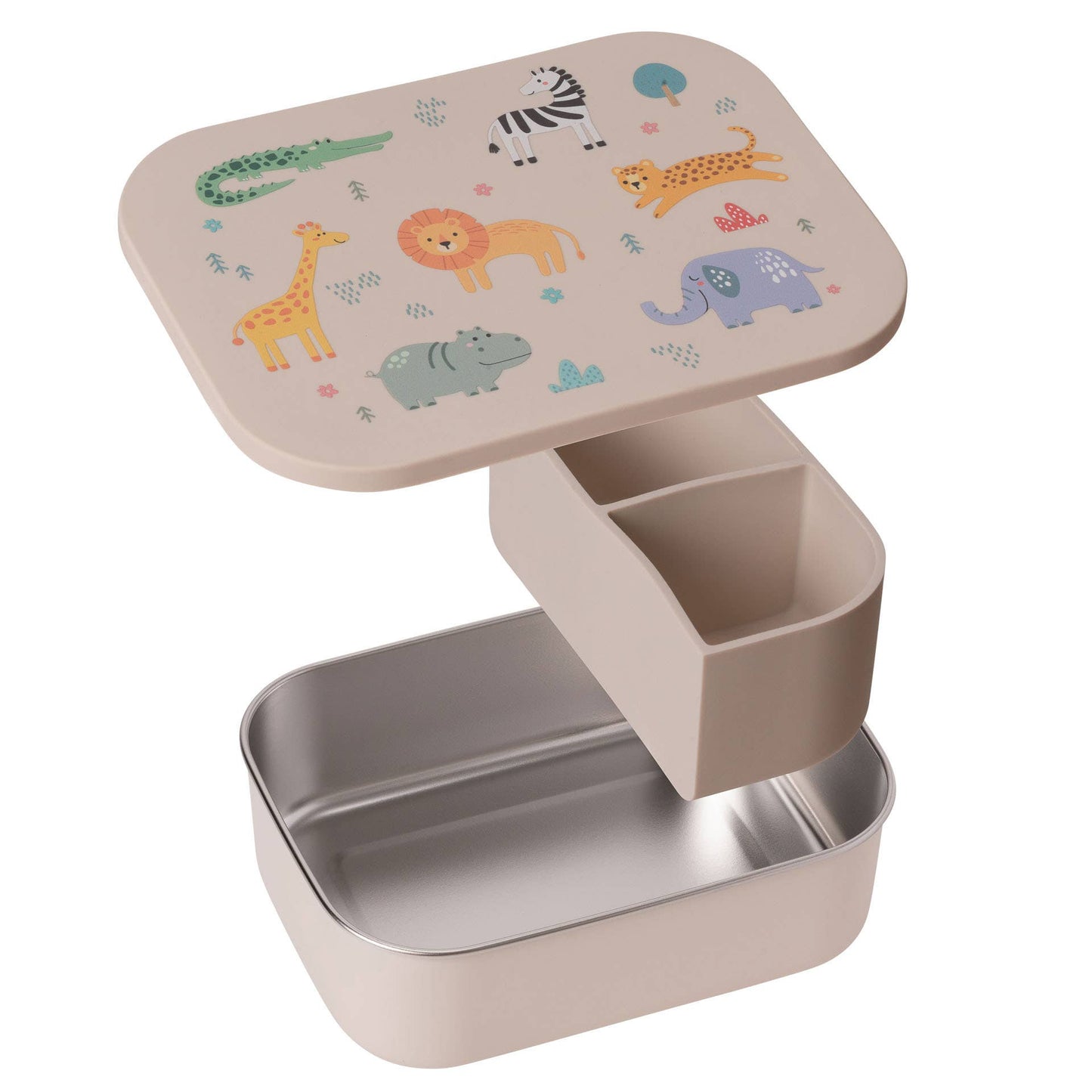Little Lund Kids Stainless Steel Lunch Box: Woodland