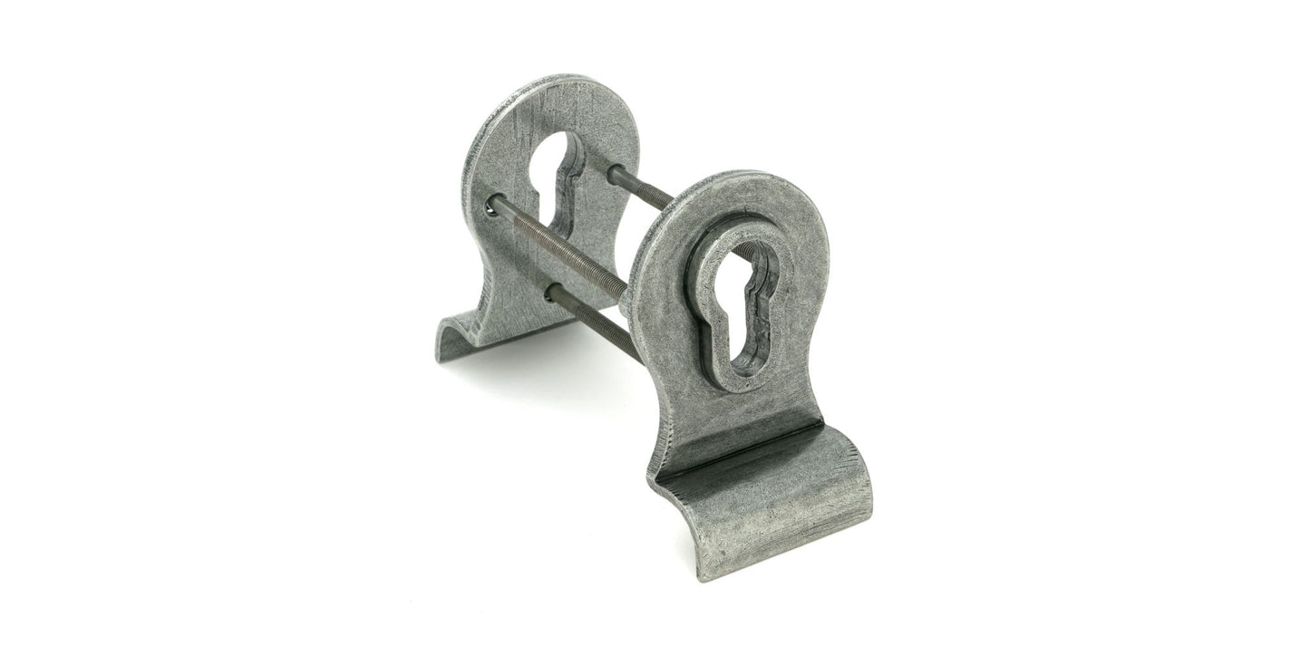 Pewter 50mm Euro Door Pull (Back to Back fixings)