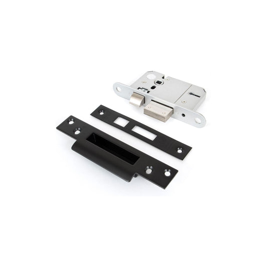 Black 2½" 5 Lever BS Sash Lock