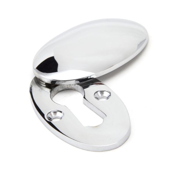 Polished Chrome Oval Escutcheon & Cover