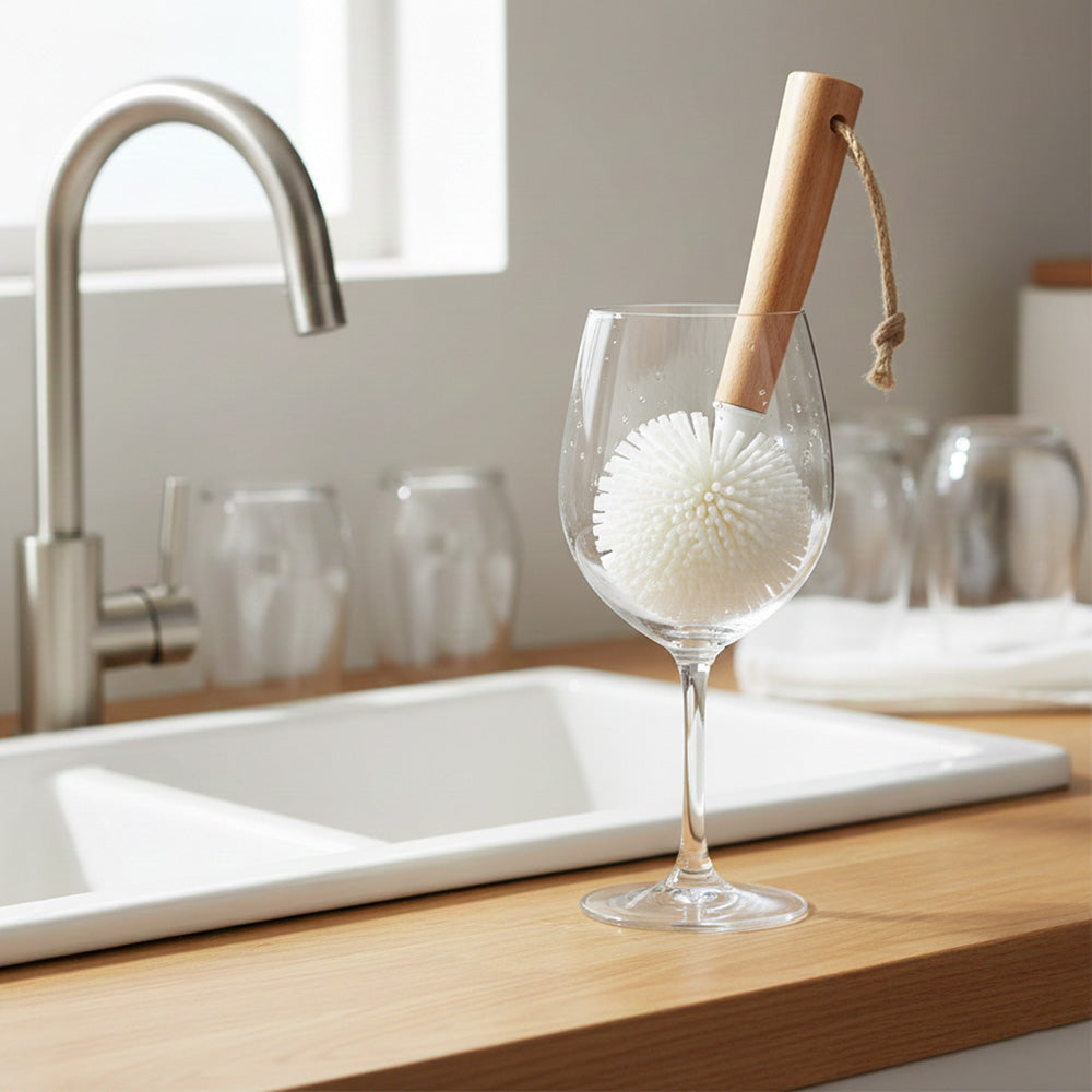 Vinology Foam Brush For Large Glasses