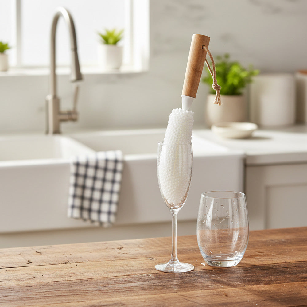 Vinology Foam Brush for Narrow Glasses