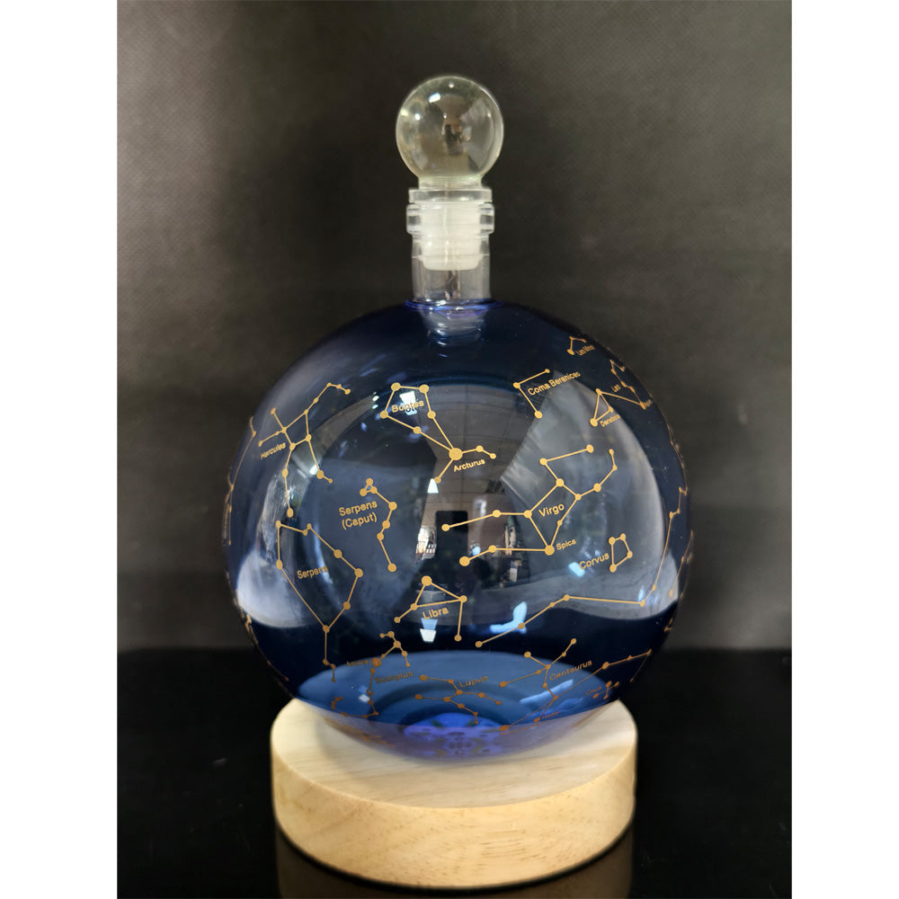 Bar Originale Constellation Globe Decanter with Base that Lights Up