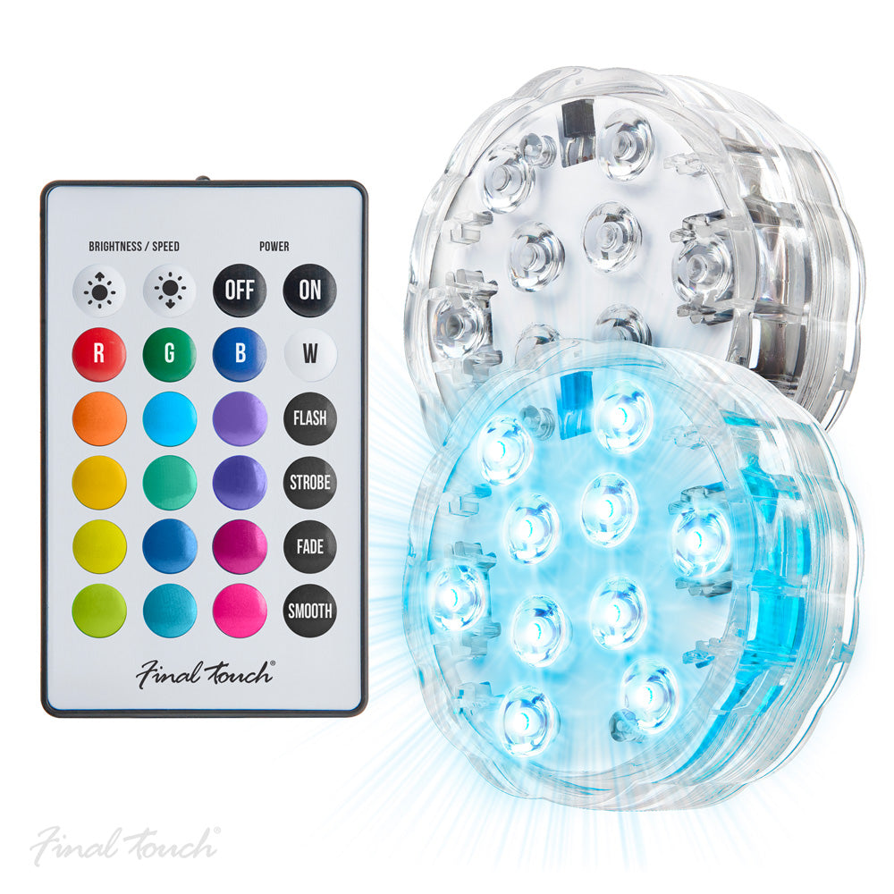 Final Touch Ice Bucket & Cooler LED Lights - Set of 2