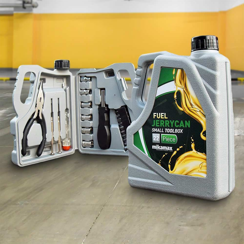 Jerrycan Toolbox 22 Piece Tool Set
