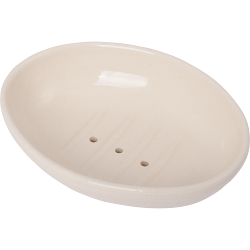 Ceramic Soap Dish - Beige