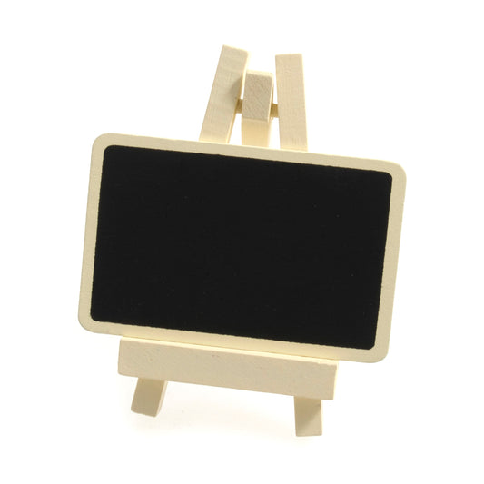 Table Decoration: Board Stand: Rectangle: 85 x 55mm: Pack of 1: Ivory