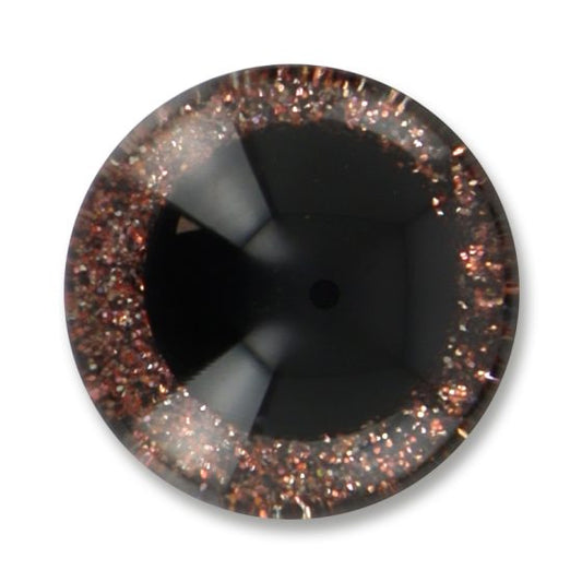 Glitter Eyes – Brown (25 mm)