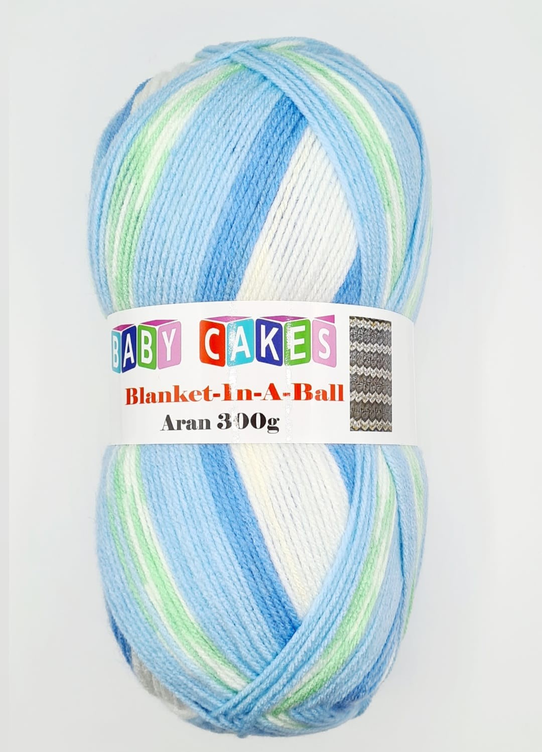 Knitting Yarn: Blanket in a Ball: Little Boy Blue: 300g